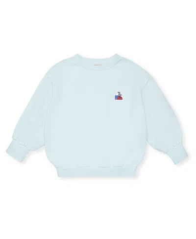The Sunday Collective Unisex Organic Weekend Sweatshirt In Cotton Candy - Little Kid, Big Kid