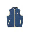 The Sunday Collective Unisex Polar Fleece Vest - Little Kid, Big Kid In Blue