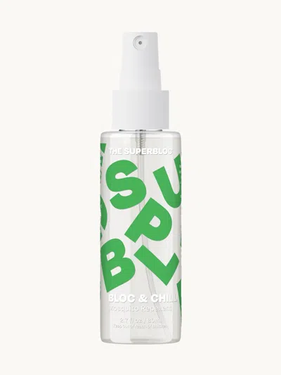 The Superbloc The Bloc & Chill Spray 80ml In Transparent