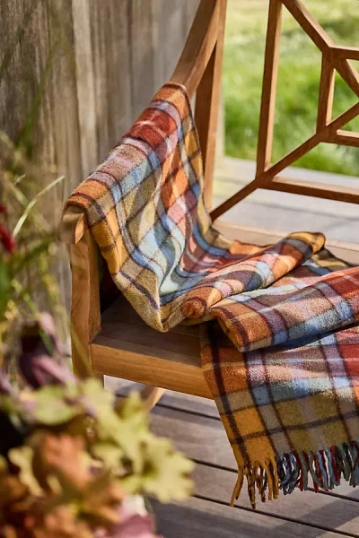 The Tartan Blanket Co. Antique Tartan Recycled Wool Throw In Multi