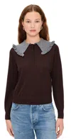 The Tiny Big Sister Sara Sweater Brown In Brown