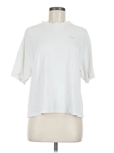 Pre-owned The Tiny Big Sister Short Sleeve Turtleneck In Silver