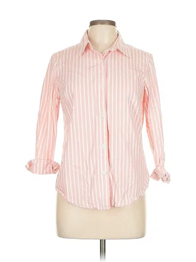 Pre-owned The Tog Shop 3/4 Sleeve Button Down Shirt In Pink