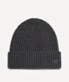 The Uniform Women's The Chunky Beanie Hat In Charcoal In Gray