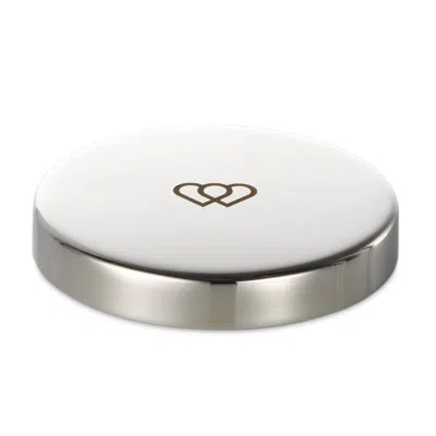 The Universal Soul Company Luxury Engraved Silver Mini Candle Lid