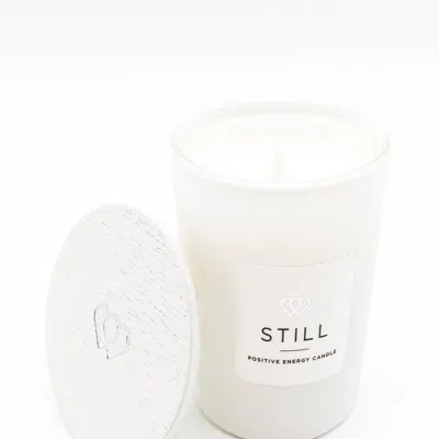 The Universal Soul Company Luxury White Ash Wood Silver Embossed Hearts Mini Candle Lid