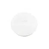 The Universal Soul Company White Ash Wood Double Hearts Silver Embossed Large Total Luxury Three Wick Candle Lid In White