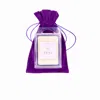The Universal Soul Company White / Silver / Gold Gold & Silver Soy Wax Melts In Luxury Purple Velvet Bag - Fragrance Still
