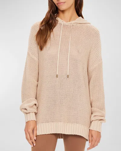 The Upside Abbey Knit Hoodie In Natural