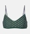 The Upside Ace Of Hearts Sports Bra In Green