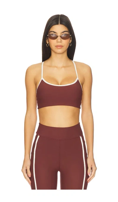 The Upside Adesa Scoop Danni Sports Bra In Brown