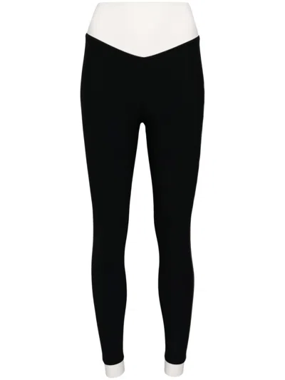 The Upside Alcarez Color-blocked Leggings In Black