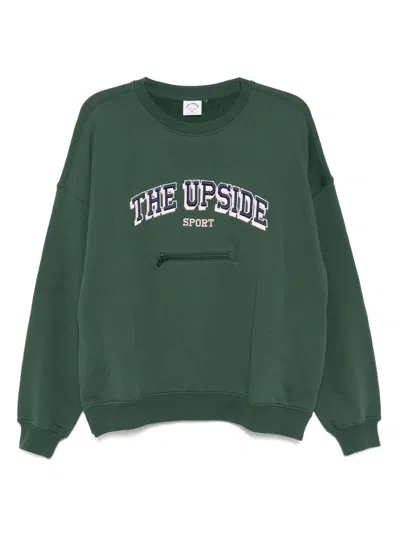 The Upside Alumni Crew-neck Sweatshirt In Green