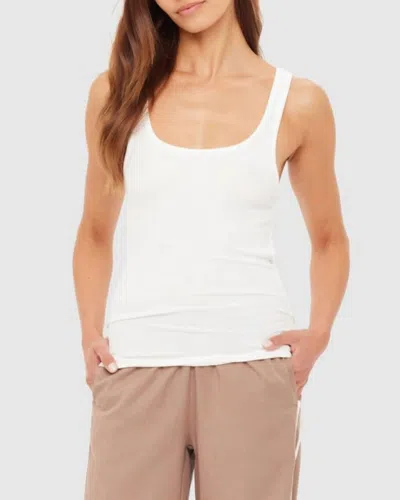 The Upside Alyssa Racerback Tank Top In White