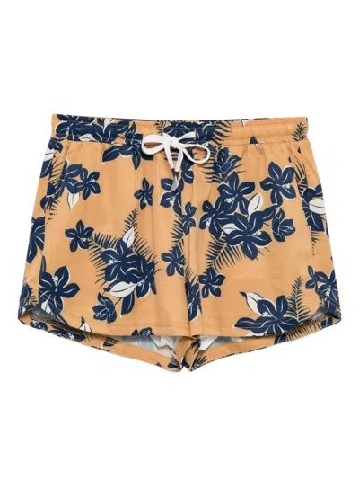 The Upside Aruba Billie Running Shorts In Brown