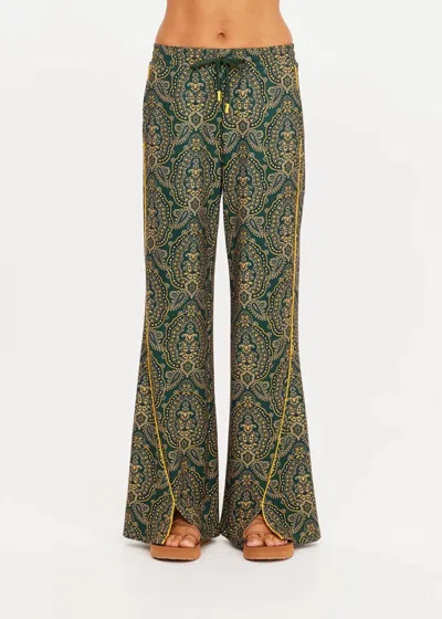 The Upside Bamba Roma Wide Leg Pant In Paisley In Multi