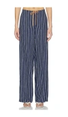 The Upside Belize Charli Drawstring Pant In Blue