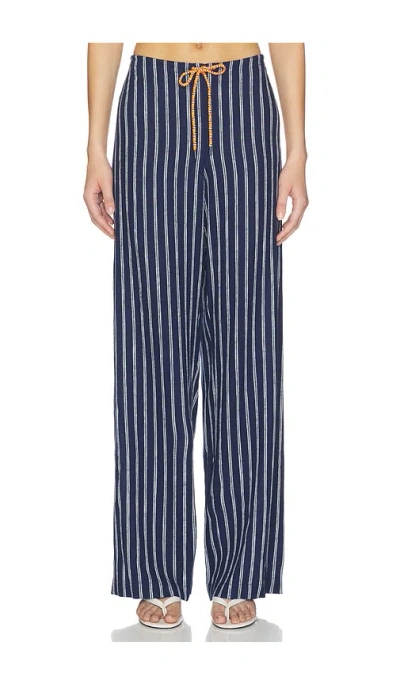 The Upside Belize Charli Drawstring Pant In Blue