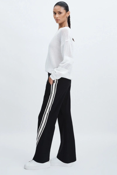 The Upside Black Flared Track Trousers