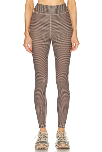 The Upside Bohemia 25 Inch Midi Legging In Check