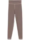 The Upside Bohemia Houndstooth High-rise Leggings In Brown