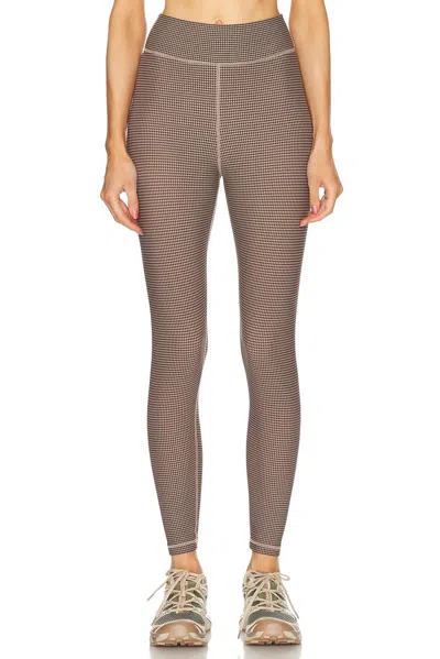 THE UPSIDE BOHEMIA HIGH WAIST MIDI PANTS IN CHECK