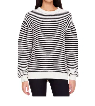 THE UPSIDE BOO KNIT IN BLACK & WHITE