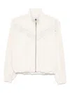 The Upside Bow N Arrow Fringed Zip Jacket