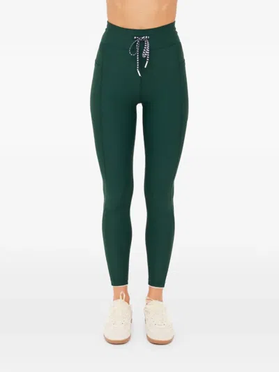 The Upside Sport-leggings Mit Schleifendetail In Green