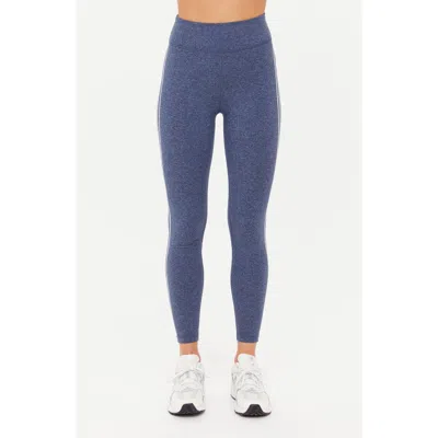 The Upside Bowery Performance Midi Leggings In Blue
