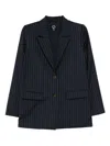 The Upside Boyfriend Blazer In Blue