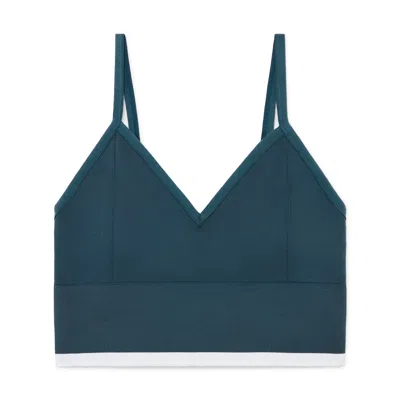 The Upside Form Seamless Bronte Bra In Blue