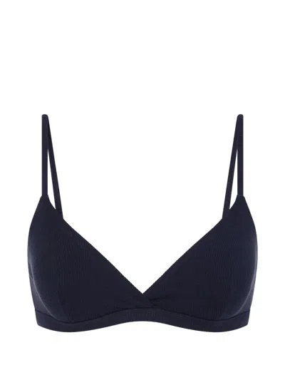 The Upside Capri Rib Bra In Blue