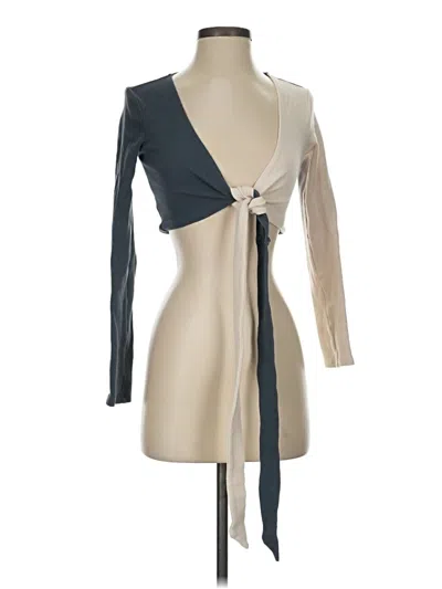 Pre-owned The Upside Cardigan Sweater In Gray