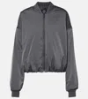 The Upside Carlotta Bomber Jacket In Black