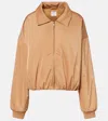 The Upside Carlotta Bomber Jacket In Sand