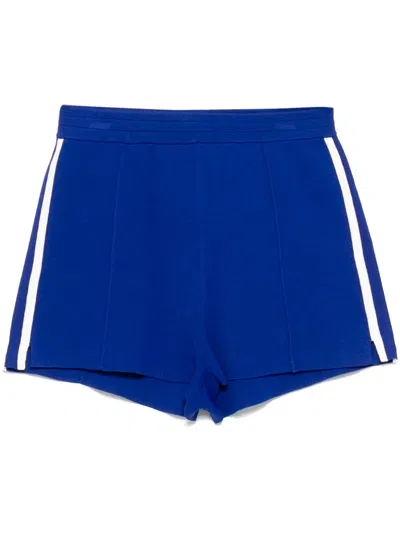 The Upside Carnaby Bisou Knitted Shorts In Blue