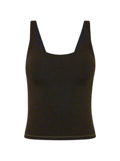 The Upside Gemustertes Castilla Amelia Tanktop In Brown