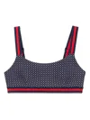 The Upside Cavallo Scoop Neck Nina Bra In Abstract In Multi