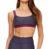 The Upside Cavallo Scoop Neck Nina Bra In Abstract In Multi