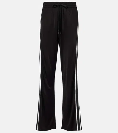 The Upside Celeste Mid-rise Sweatpants In Black