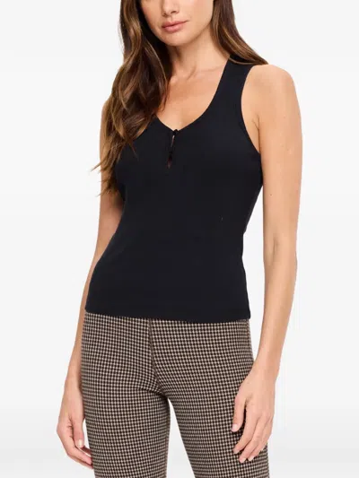 The Upside Charli Ribbed-knit Tank Top In Black