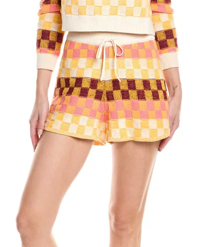 The Upside Checkmate Auroura Short In Orange