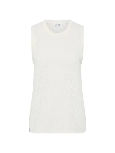 The Upside Gestricktes Chennai Tanktop In White