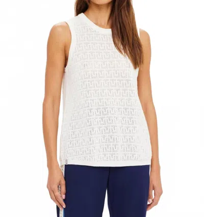 The Upside Chennai Knitted Tara Tank In Cream In White