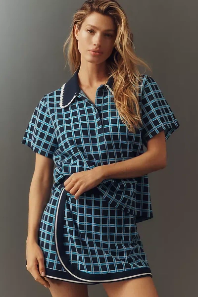 The Upside Clubhouse Mini Skirt In Blue