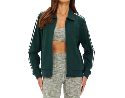 The Upside Cobra Pari Zip Jacket In Racing Green In Multi