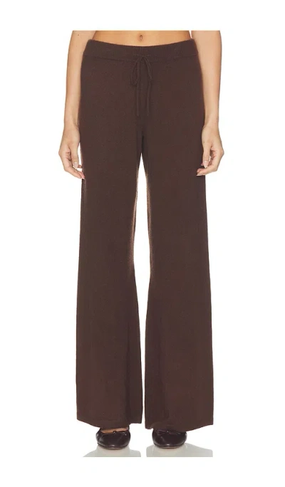 The Upside Coco Amelie Knit Pant In Chocolate