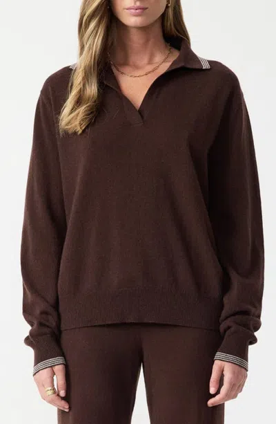 The Upside Coco Luna Cashmere Sweater In Brown