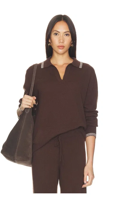 The Upside Coco Luna Knit Top In Chocolate